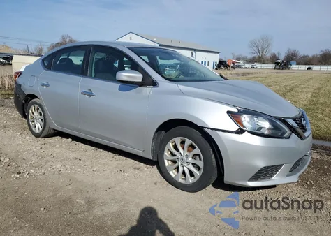 2019 Nissan Sentra S из США, поврежденный, VIN 3N1AB7APXKY360147